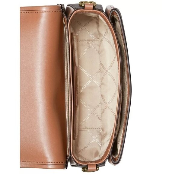 MICHAEL KORS Parker logo monogram faux-leather small crossbody - Brown(Modified) - Picture 12 of 12